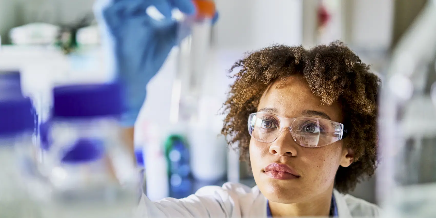 Woman working in laboratory