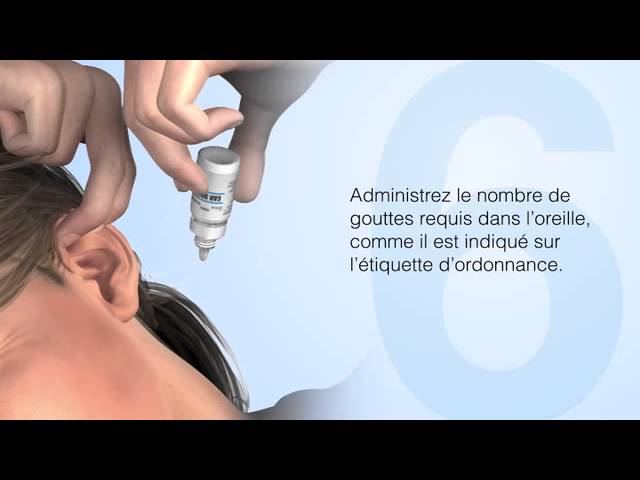 Comment utiliser les gouttes auriculaires