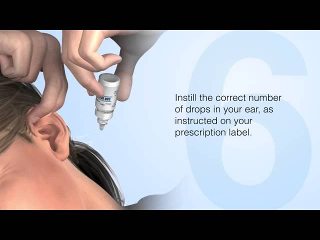 How to use ear drops