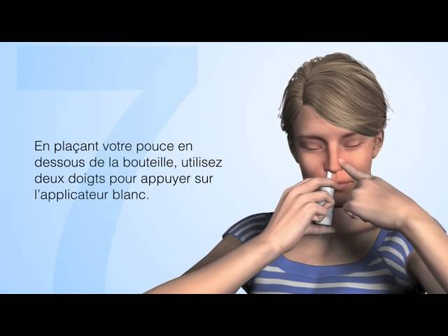 Comment utiliser le vaporisateur nasal
