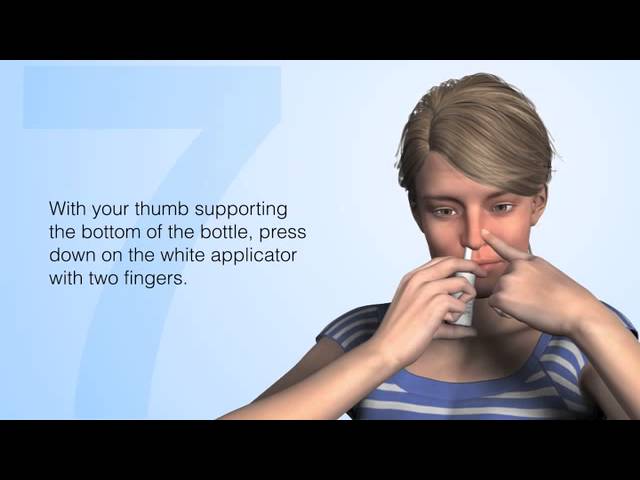 How to use nasal spray