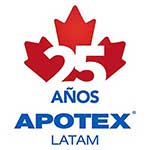 Apotex LATAM 25 años logo Apotex LATAM 25 años logo